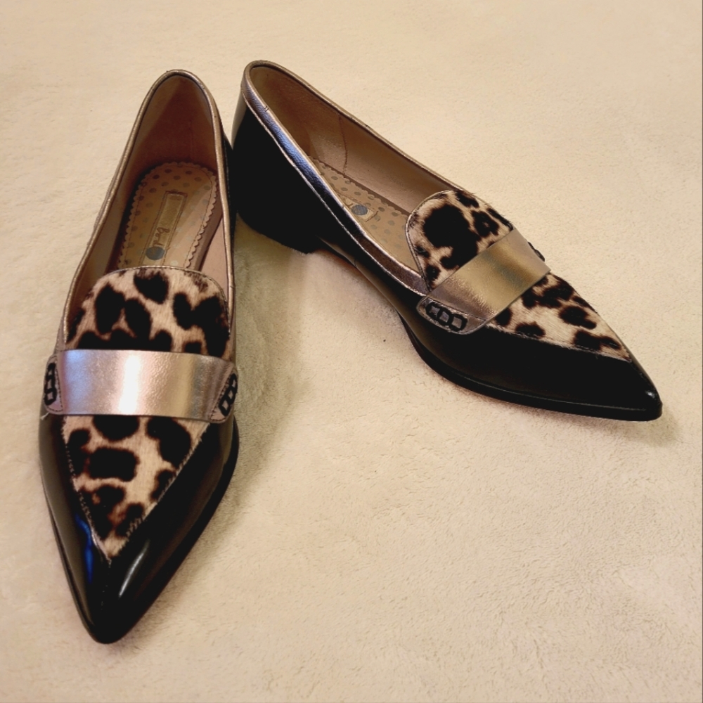Boden Animal Print Flats size 40